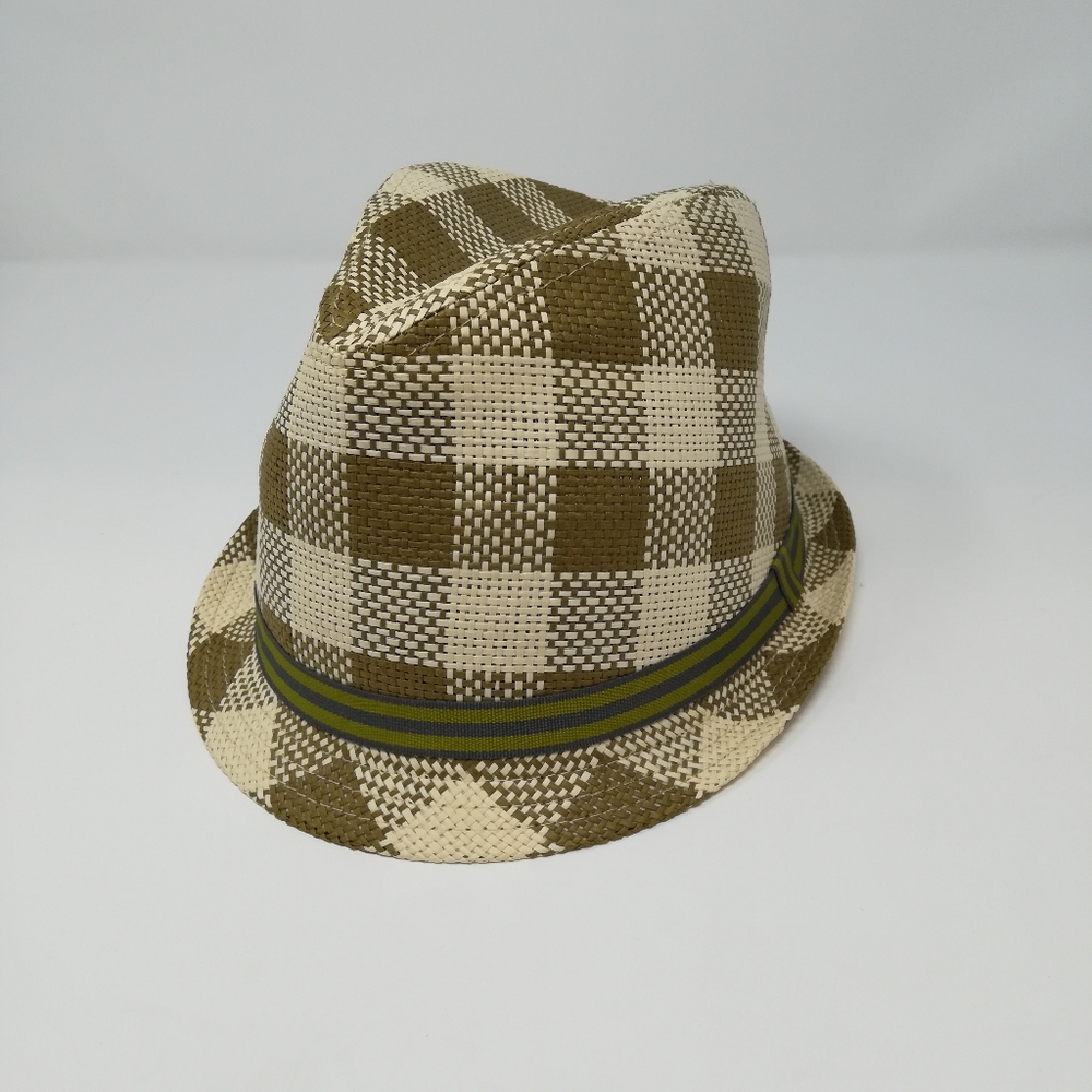 Vintage Trevero olive/cream hat new w/tags size sm